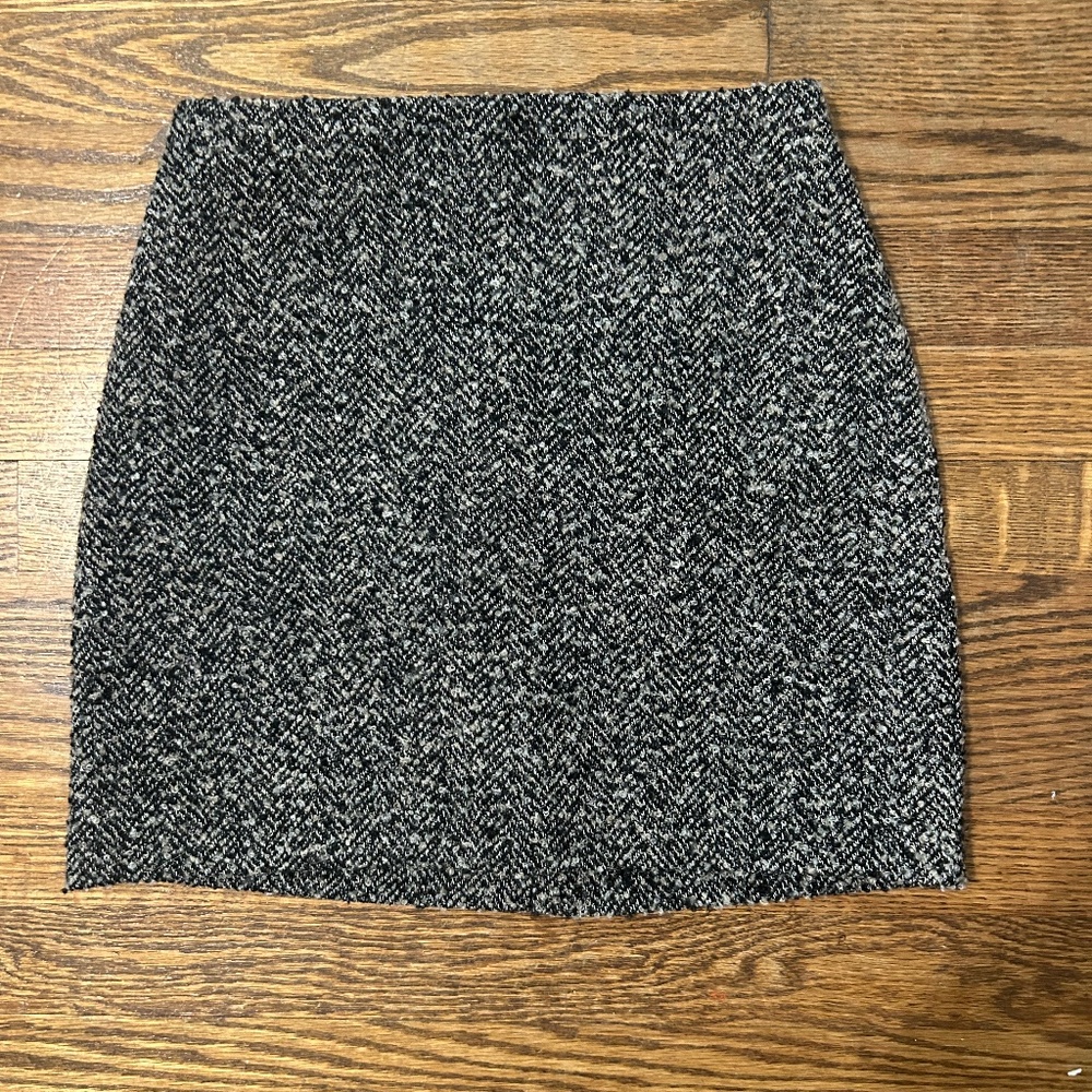 H&M wool blend mini skirt